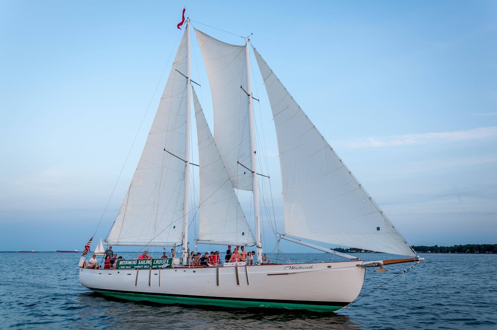 Sailboat in the bay.