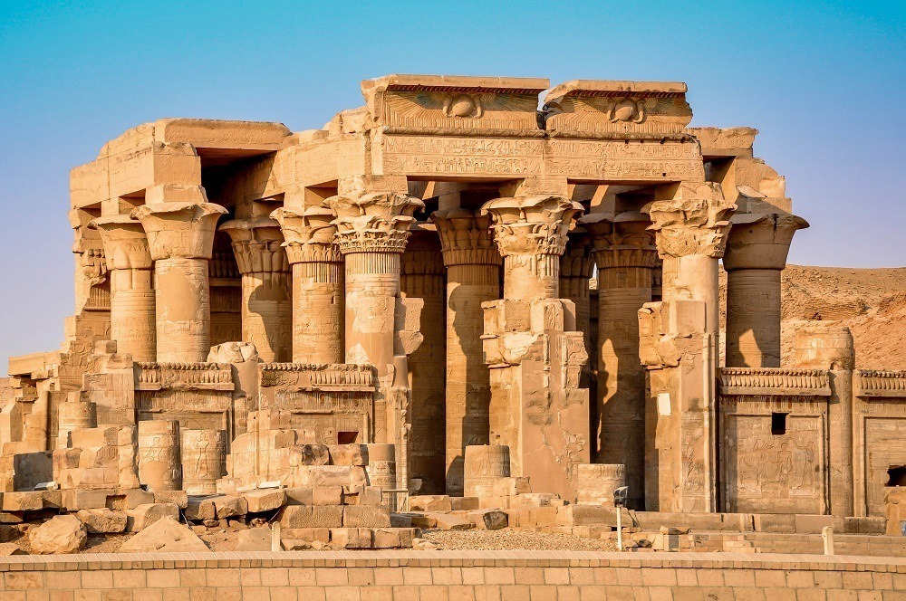 Kom Ombo Temple at sunset