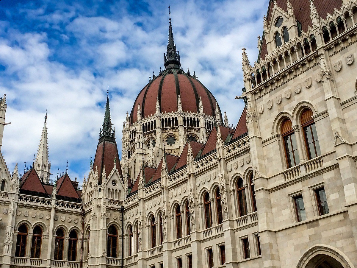 One of the highlights of visiting Budapest: The Hungarian Parliament Building.