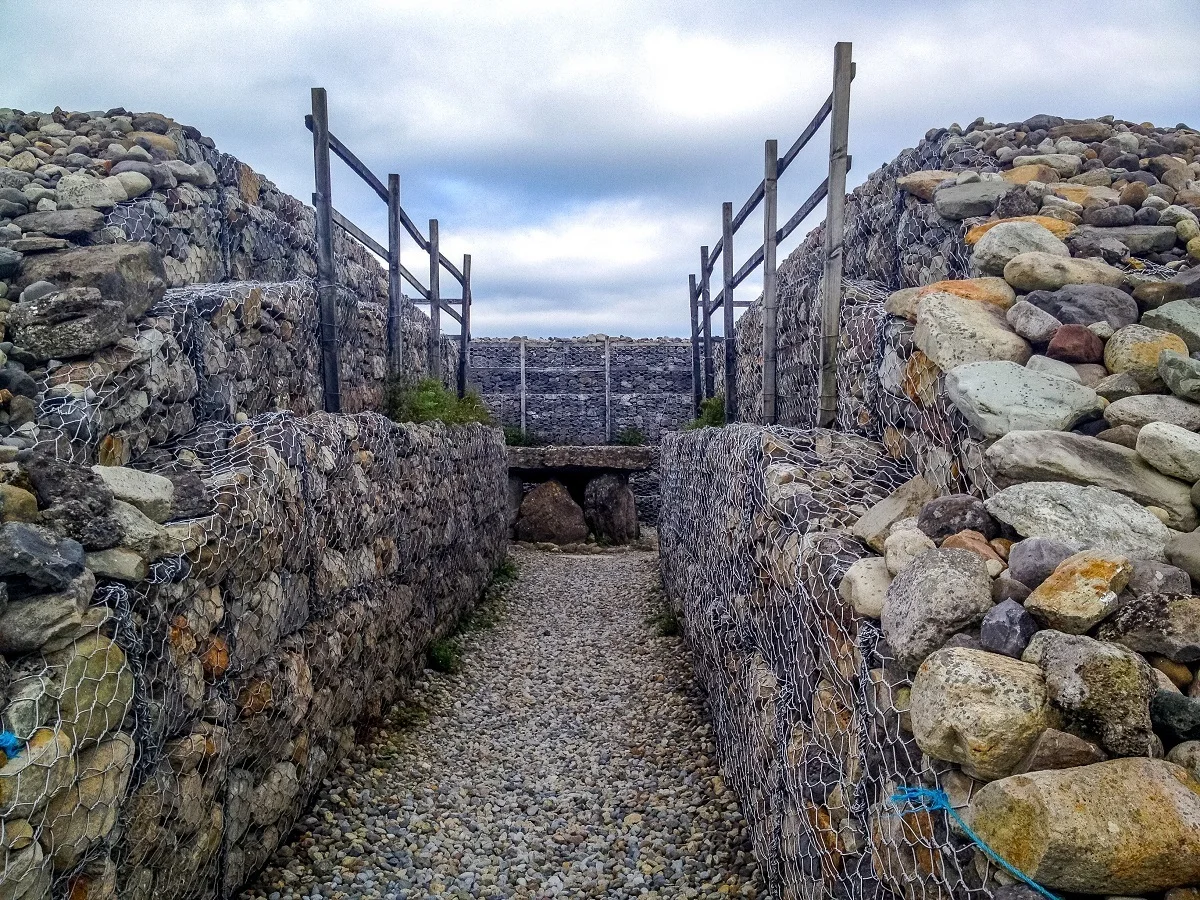 Rock exterior of the megalithic cemetery at Carrowmore 