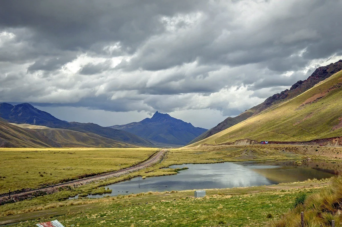 La Raya Pass on the drive from Cusco to Puno, Peru.