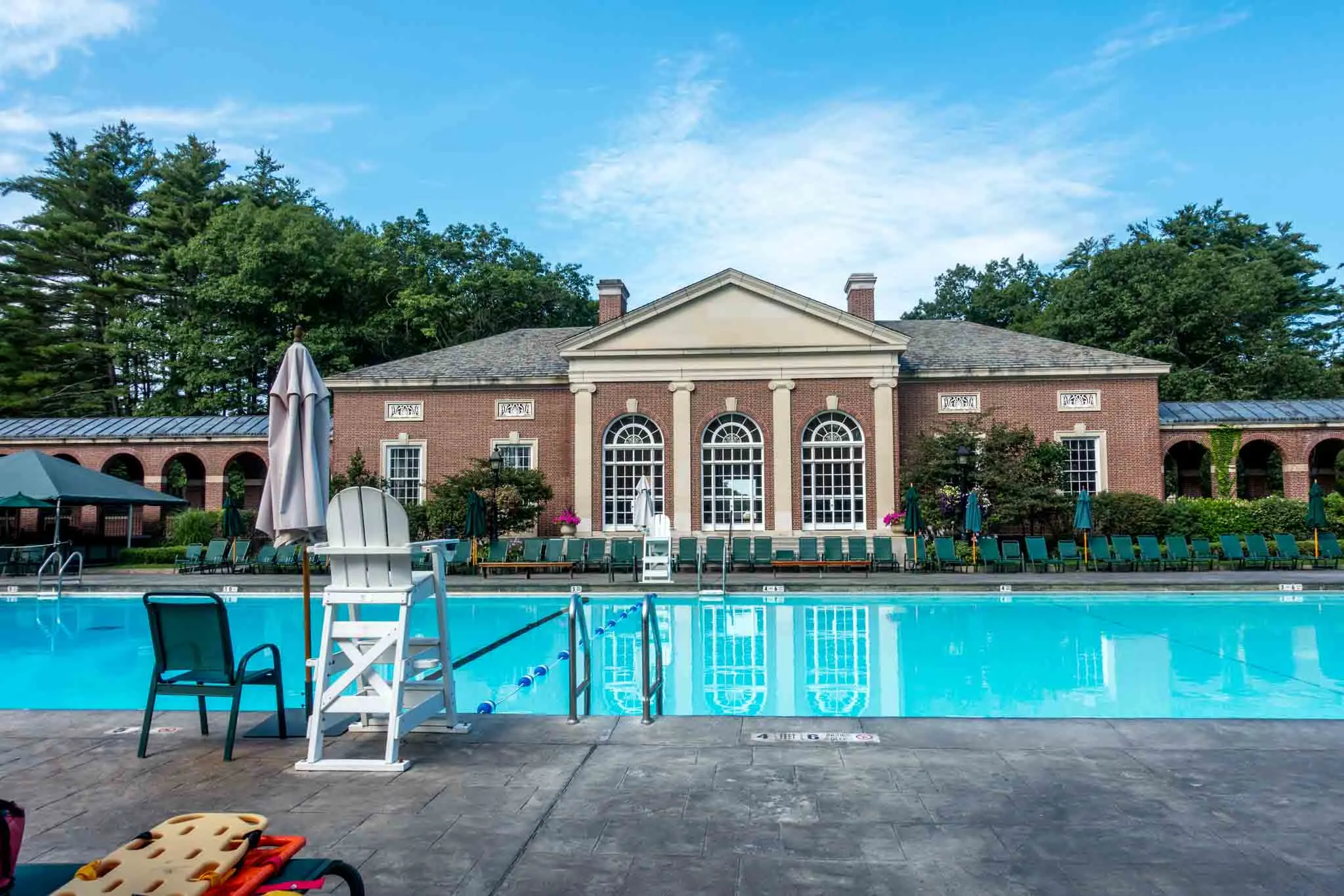 Pool and pool house